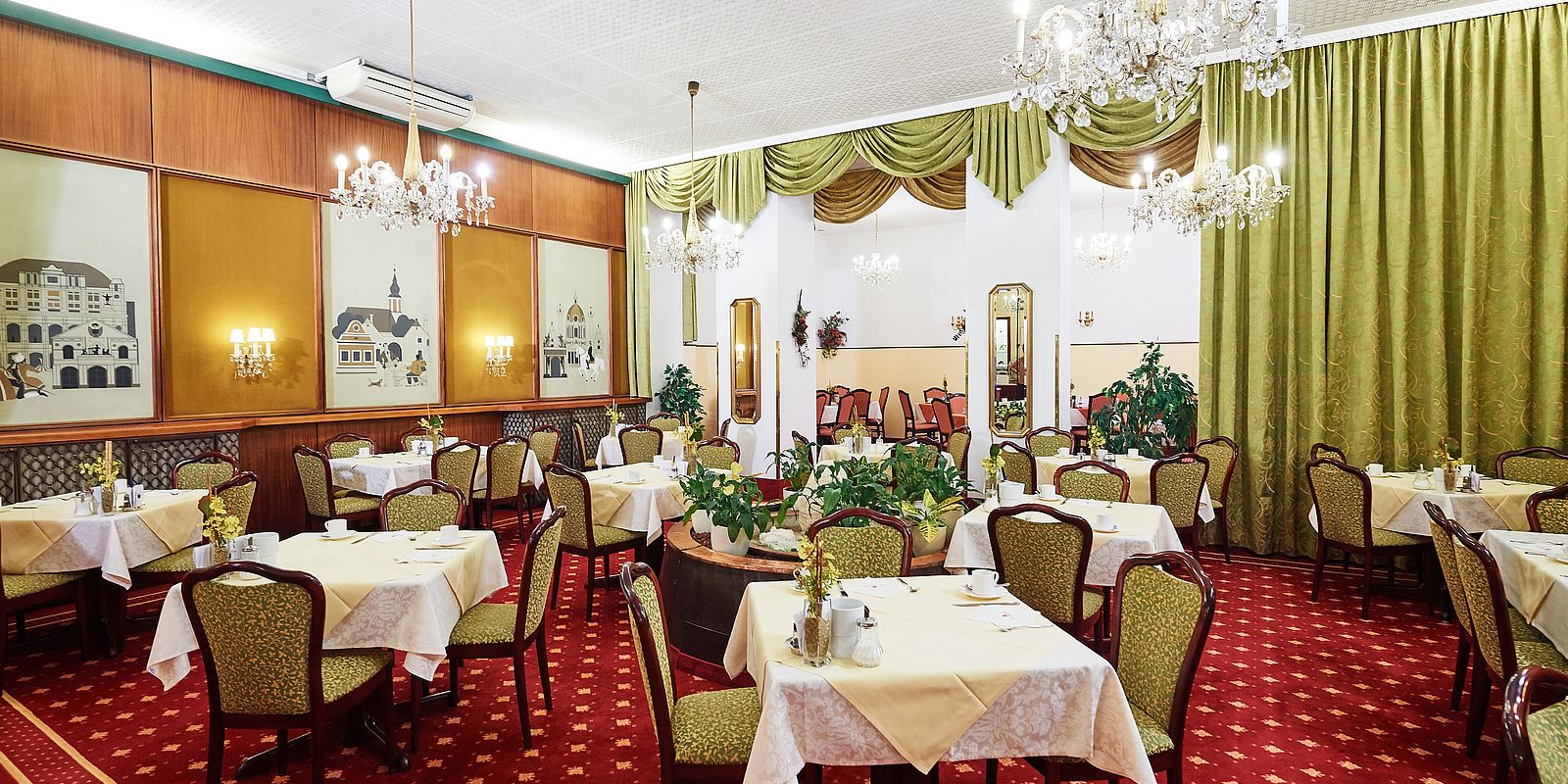Frühstücksraum im Hotel Austria, Wien