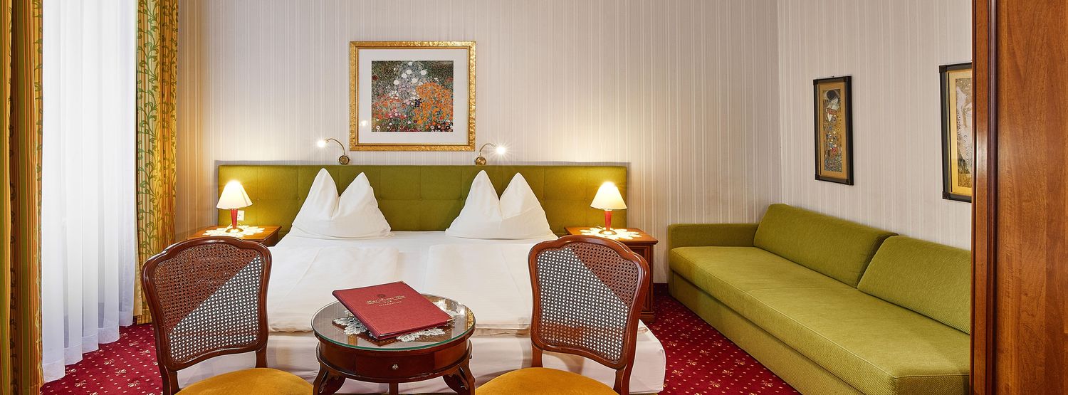 Komfortzimmer für max 4 Personen - Hotel Austria Wien